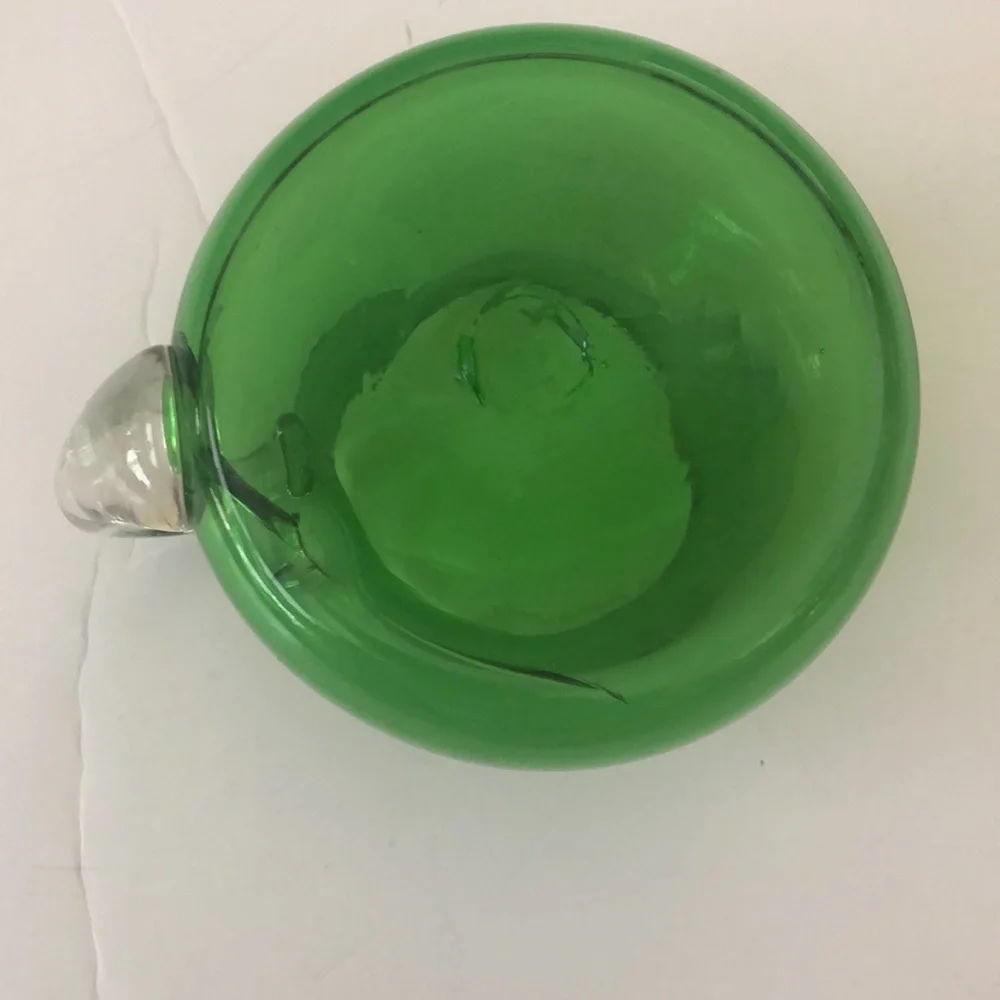 Bischoff Green Hand Crafted Vintage Green Pitcher